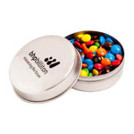 50g M&amp;Ms Packed in Candle Tins
