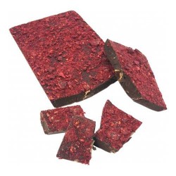 100g Premium White Chocolate Freeze Dried Raspberries Bar Packed in Cello Bags