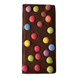 100g Premium Milk Chocolate Spotty Bar Packed in Cello Bags