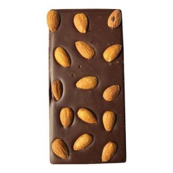 100g Premium Dark Chocolate Almond Bar Packed in Cello Bags