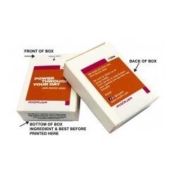 25g Jelly Beans Packed in Flip Lid Cardboard Box