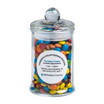 115g M&amp;Ms Packed in Small Apothecary Jars