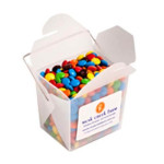 100g M&amp;Ms Packed in Frosted Noodle Boxes