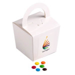 100g M&amp;Ms Packed in Coloured Noodle Boxes