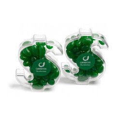 40g Jelly Beans Packed in Acrylic Dollars