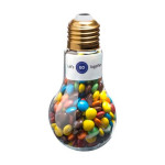 100g M&amp;Ms Packed in Light Bulbs