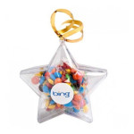 50g M&amp;Ms Packed in Acrylic Stars
