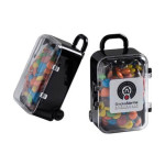 50g M&amp;Ms Packed in Carry-On Case