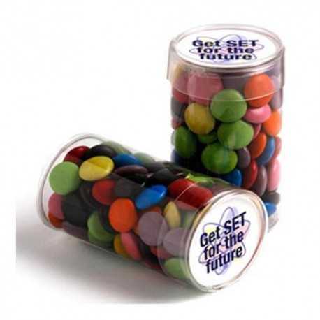 100g Chocolate Beans Packed in Pet Tubs