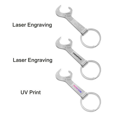branded Wrench Metal Keyring Bottle Opener, from our range of promotional Tool Keyrings