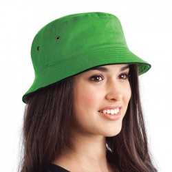 Wide Brim Hats  - Sandwich Brim Bucket Hat