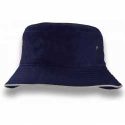 Wide Brim Hats  - Sandwich Brim Bucket Hat