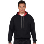 Fleece Tops  - Heavy Blend Adult Contrast Hooded Sweatshirt