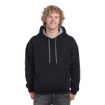 Fleece Tops  - Heavy Blend Adult Contrast Hooded Sweatshirt