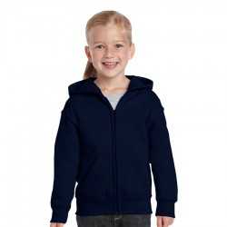 Fleece Tops  - Heavy Blend Youth Full Zip Hooded Sweatshirt