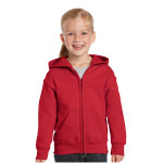 Fleece Tops  - Heavy Blend Youth Full Zip Hooded Sweatshirt
