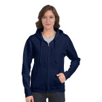 Fleece Tops  - Heavy Blend Missy Fit Full Zip Hooded Sweatshirt