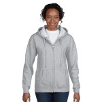 Fleece Tops  - Heavy Blend Missy Fit Full Zip Hooded Sweatshirt