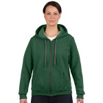 Fleece Tops  - Heavy Blend Vintage Classic Missy Fit Full Zip Hooded Sweatshirt