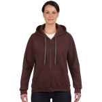 Fleece Tops  - Heavy Blend Vintage Classic Missy Fit Full Zip Hooded Sweatshirt