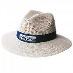 Straw Hats  - Madrid Style String Straw Hat - Material under brim
