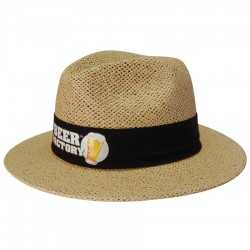 Straw Hats  - Madrid Style String Straw Hat with Lining