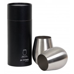 Glassware Gift Sets  - Stemless Stainless Steel Wine Glass Set