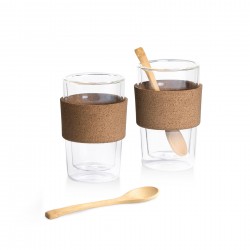 Glassware Gift Sets  - Kafe Double Walled Glass Set