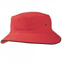 Wide Brim Hats  - Sandwich Brim Bucket Hat