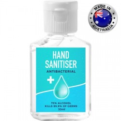 Hand Sanitisers & Wipes  - 30ml - 75% Antibacterial Australian Made Hand Sanitiser Gel