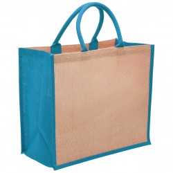 Jute Shopping & Tote Bags  - Eco Jute Tote with wide gusset