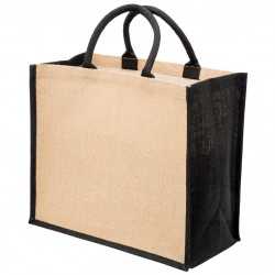 Jute Shopping & Tote Bags  - Eco Jute Tote with wide gusset
