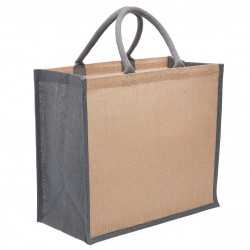 Jute Shopping & Tote Bags  - Eco Jute Tote with wide gusset