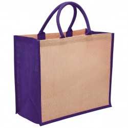 Jute Shopping & Tote Bags  - Eco Jute Tote with wide gusset