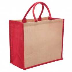 Jute Shopping & Tote Bags  - Eco Jute Tote with wide gusset