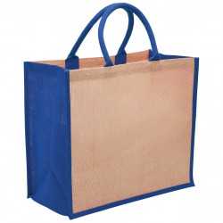 Jute Shopping & Tote Bags  - Eco Jute Tote with wide gusset