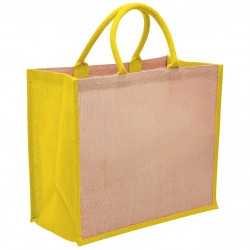 Jute Shopping & Tote Bags  - Eco Jute Tote with wide gusset