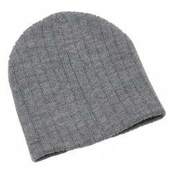 Beanies  - Heather Cable Knit Beanie