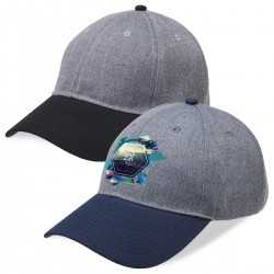 Caps  - Curved Heather Cap