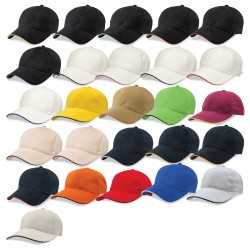 Caps  - Premium Soft Sandwich Peak Cap