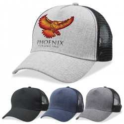 Caps  - Heathered Mesh Trucker Cap