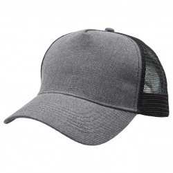 Caps  - Heathered Mesh Trucker Cap
