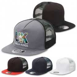 Caps  - Chino Flat Peak Trucker Cap