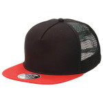 Caps  - Chino Flat Peak Trucker Cap