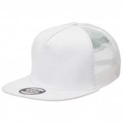 Caps  - Chino Flat Peak Trucker Cap