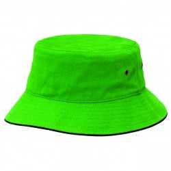 Wide Brim Hats  - Sandwich Brim Bucket Hat