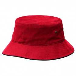 Wide Brim Hats  - Sandwich Brim Bucket Hat