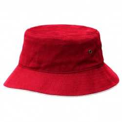 Wide Brim Hats  - Sandwich Brim Bucket Hat