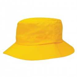 Wide Brim Hats  - Kids Twill Bucket Hat w/Toggle