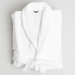 Bath Robes - White 300gsm Deluxe Microfibre Robe